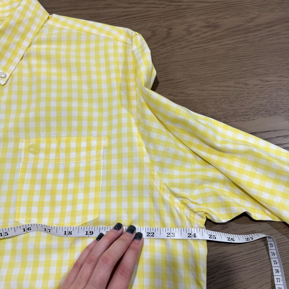 Timberland Gingham Button Down Shirt L Preppy Casual Smart Classic Ivy League - Picture 14 of 14